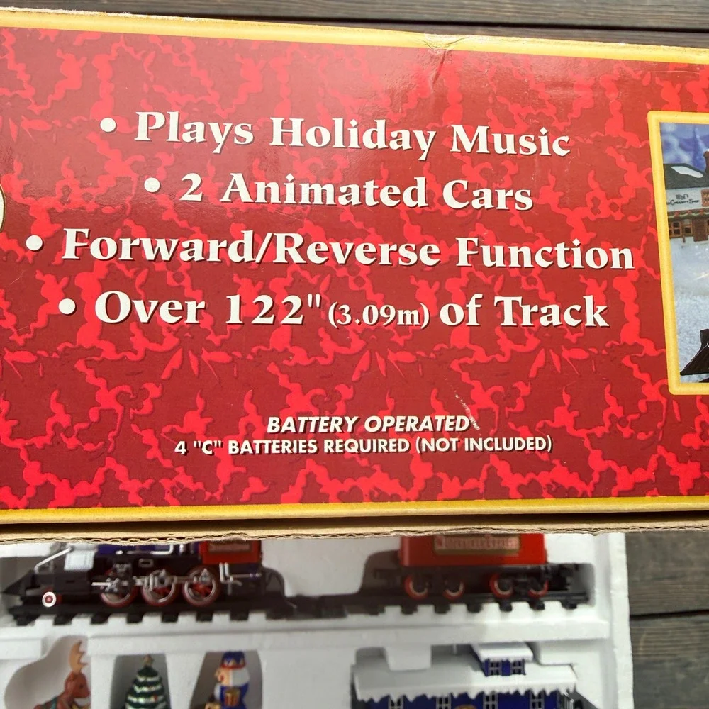 Toy State Nutcracker Express Christmas Train Set 5303 Holiday Music Animated Car
